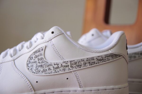 Giày Nike Air Force 1 LV8 White 'Just Do it' BQ5361-100 - Hình ảnh 7