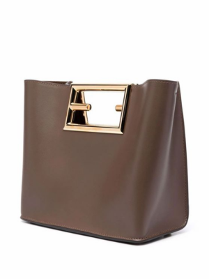 Alternative view of Túi Fendi Leather Handbag 'Brown' 8BS054-AAIW-F13QG