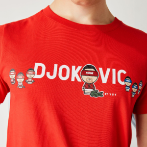 Alternative view of Áo Lacoste Collab Youssef SY Breathable Cotton T shirt TH7543-KHS