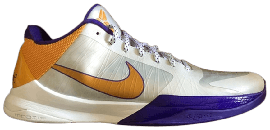 Giày Nike Zoom Kobe 5 'Lakers Home' 386429-102 - Authentic-Shoes