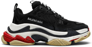 Balenciaga Grey Mesh and Leather Triple S Sneakers Size 39 Balenciaga  TLC