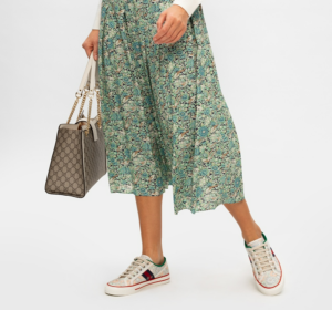 Alternative view of Giày Gucci Tennis 1977 'Floral Mint Green' 606110-2I410-3960
