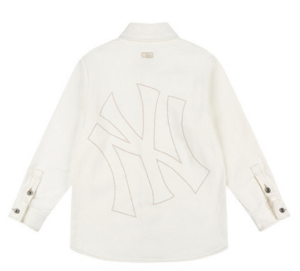 Alternative view of Áo MLB Basic Back Logo Denim Shirt New York Yankees 31WSN2111-50I