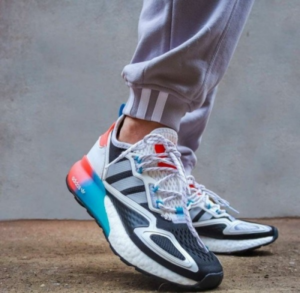 Alternative view of Giày Adidas ZX 2K Boost White Multi FY2012