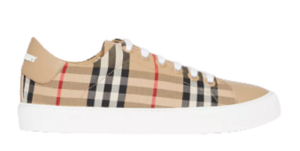 Giày Burberry Vintage Check Sneakers Beige p80388661