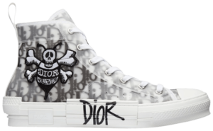 Giày Dior B23 High Dior Oblique Shawn Bee Embroidery Patch 3SH118YYO H960
