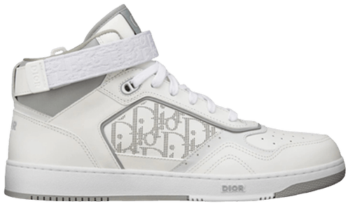 B27 HighTop Sneaker Black White and Beige Smooth Calfskin with White Dior  Oblique Galaxy Leather  DIOR PT