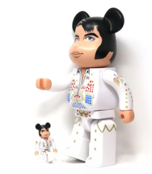 Alternative view of Mô hình Bearbrick Elvis Presley 100% & 400% White