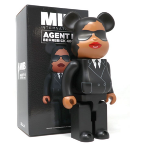 Mo hinh Bearbrick Agent Mib Black 400%