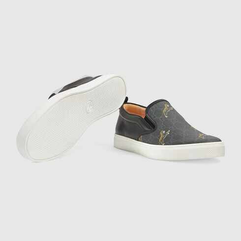 Giày Gucci Gg Slip-On 'Tigers' 407362-G0K10-1101