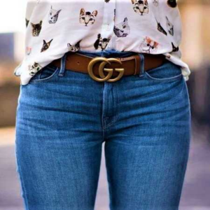 Alternative view of Thắt Lưng Gucci Women's Marmont Double G Buckle Belt 409417-CVE0T-2535