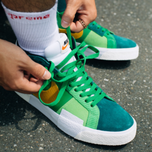 Alternative view of Giày Nike Blazer Mid ‘Mosaic Green’ DA8854-300