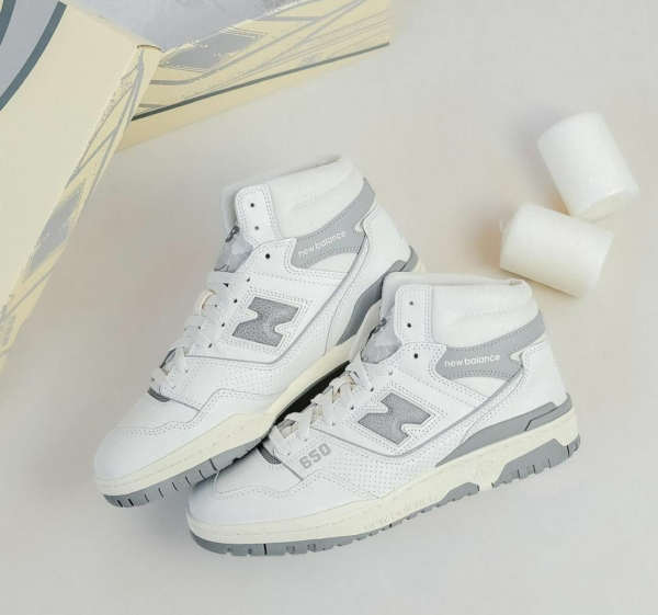 Giày New Balance 650R 'Aime Leon Dore White Grey' BB650RA1 - Hình ảnh 7