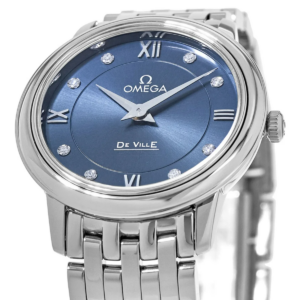Alternative view of Đồng Hồ Omega DeVille Prestige Watch 'Blue Diamond' 424-10-27-60-53-001