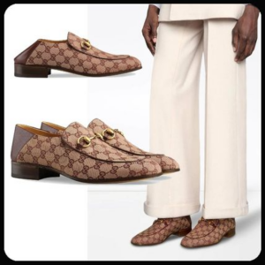 Alternative view of Giày Gucci Loafer Fabric Beige 526298-9Y9W0-8369