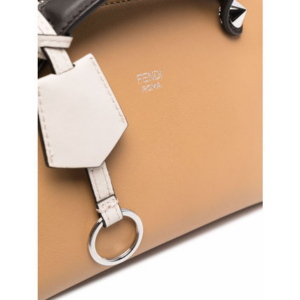 Alternative view of Túi Fendi 3Way Plain Leather Crossbody Logo Boston Duffles 'Beige' 8BL145-5QJ-F1FEQ