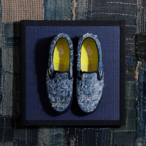 Giay Vans FDMTL x OG Classic Slip-On 'Indigo Distressed' VN0A45JK5WP