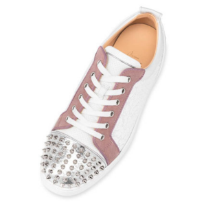 Alternative view of Giày Christian Louboutin Louis Junior Spikes 'Pink' 3200345B139