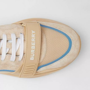 Alternative view of Giày Burberry Suede Blended Fabrics Street Style Plain Leather Logo 80372551