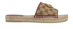 Dép Gucci Wmns GG Logo Canvas Sandals 620120-KQWM0-9761
