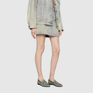 Alternative view of Giày Gucci Women's Gucci Jordaan GG Loafer Red Leather Trim 431467-9SF10-4985