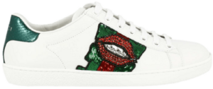 Giày Gucci Wmns Ace Low 'Lips Sequin White' 431919-A38I0-9068