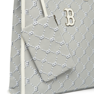 Tui MLB Monogram Diamond Jacquard 'White Grey' 3AORM012N-43GRS