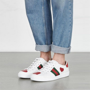 Alternative view of Giày Gucci Wmns Ace Low 'Heart' 435638 A38M0 9074
