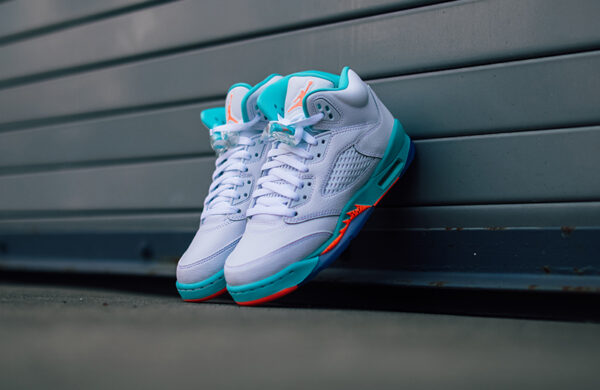 Giày Nike Air Jordan 5 Retro 'Light Aqua' 440892-100 - Hình ảnh 6