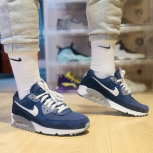 Alternative view of Giày Nike Air Max 90 Premium 'Obsidian' DA1641-400