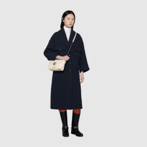 Alternative view of Túi Gucci GG Marmont Small Shoulder White Leather 443497-UM8AN-9022