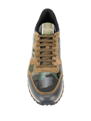 Alternative view of Giày ValentinoCamouflage Rockrunner Sneakers in Greeen VY2S0723TCCK22