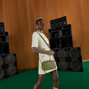 Tui Gucci GG Marmont Small Shoulder Bag 'Green' 447632-UM8BF-3352