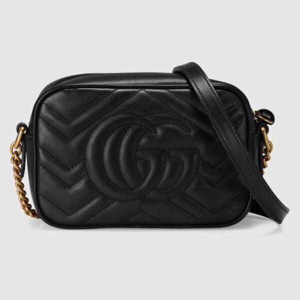 Túi Gucci GG Marmont Matelassé Mini Bag 448065 DTD1T 1000 - Hình ảnh 2