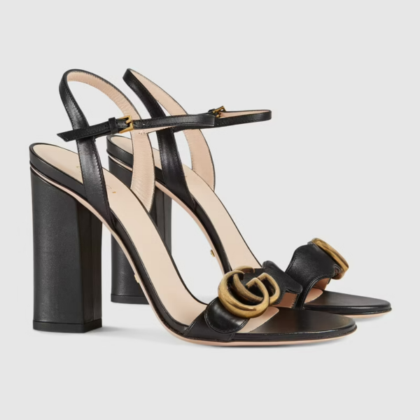 Giày Gucci Leather Sandal ‎453378-A3N00-1000 - Hình ảnh 2