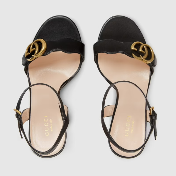 Giày Gucci Leather Sandal ‎453378-A3N00-1000 - Hình ảnh 4