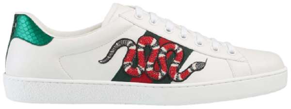 Giày Gucci Ace Embroidered 'Snake'  456230 02JP0 9064