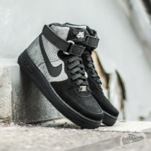 Alternative view of Giày Nike Wmns Air Force 1 High Prm 'Metallic Silver Black' 654440-003