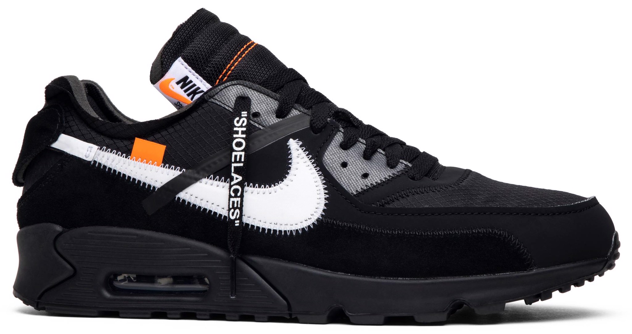 Giày Nike Off-White X Air Max 90 'Black' Aa7293-001 - Authentic-Shoes