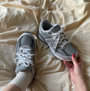 Alternative view of Giày New Balance 990v5 Big Kid 'Castlerock' GC990GL5