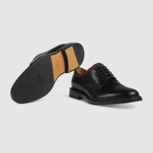 Giay Gucci Leather Lace-up 'Black' 472749-AZM30-1060