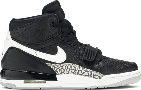 Giày Nike Air Jordan Legacy 312 GS 'Black Cement' AT4040-001