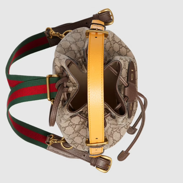 Balo Gucci Neo Vintage GG Supreme Beige And Brown Leather 473875-K9RHT-8856 - Hình ảnh 2