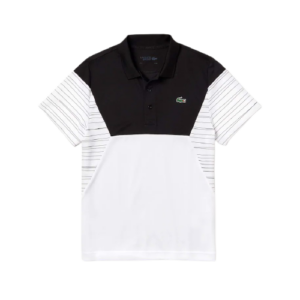 Áo Lacoste Polo Tennis Pique White Black DH8488-51-T0V