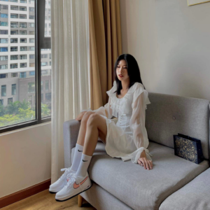 Giay Nike Air Force 1 Impact Next Nature GS 'White Doll' DZ6307-100