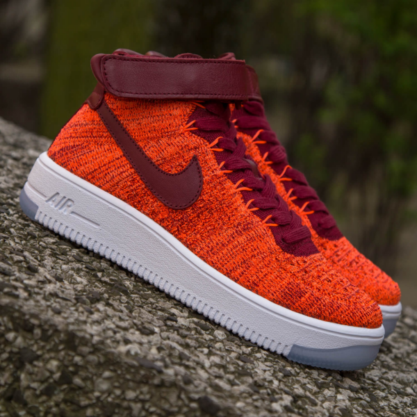 Giày Nike Wmns Air Force 1 Flyknit 'Total Crimson' 818018-800 - Hình ảnh 5