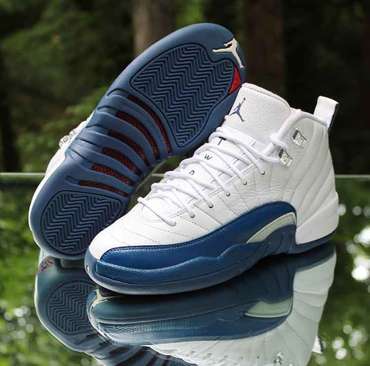 Giày Nike Air Jordan 12 Retro BG 'French Blue' 2016 153265-113 ...