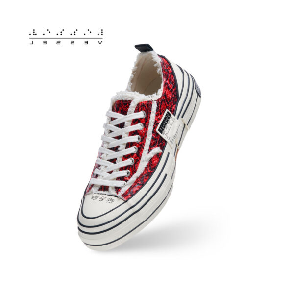 Giày xVESSEL G.O.P. Lows 'Python Pattern Red' F22X86R - Hình ảnh 4