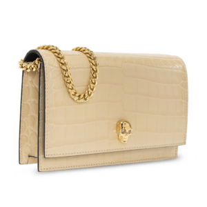 Tui Alexander Mcqueen Skull Mini Bag 'Beige' 613088-1HB0G-9740