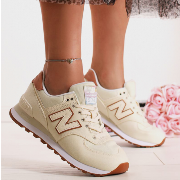 Giày New Balance Wmns 574 Trainer 'Beige' WL574SCB - Hình ảnh 2